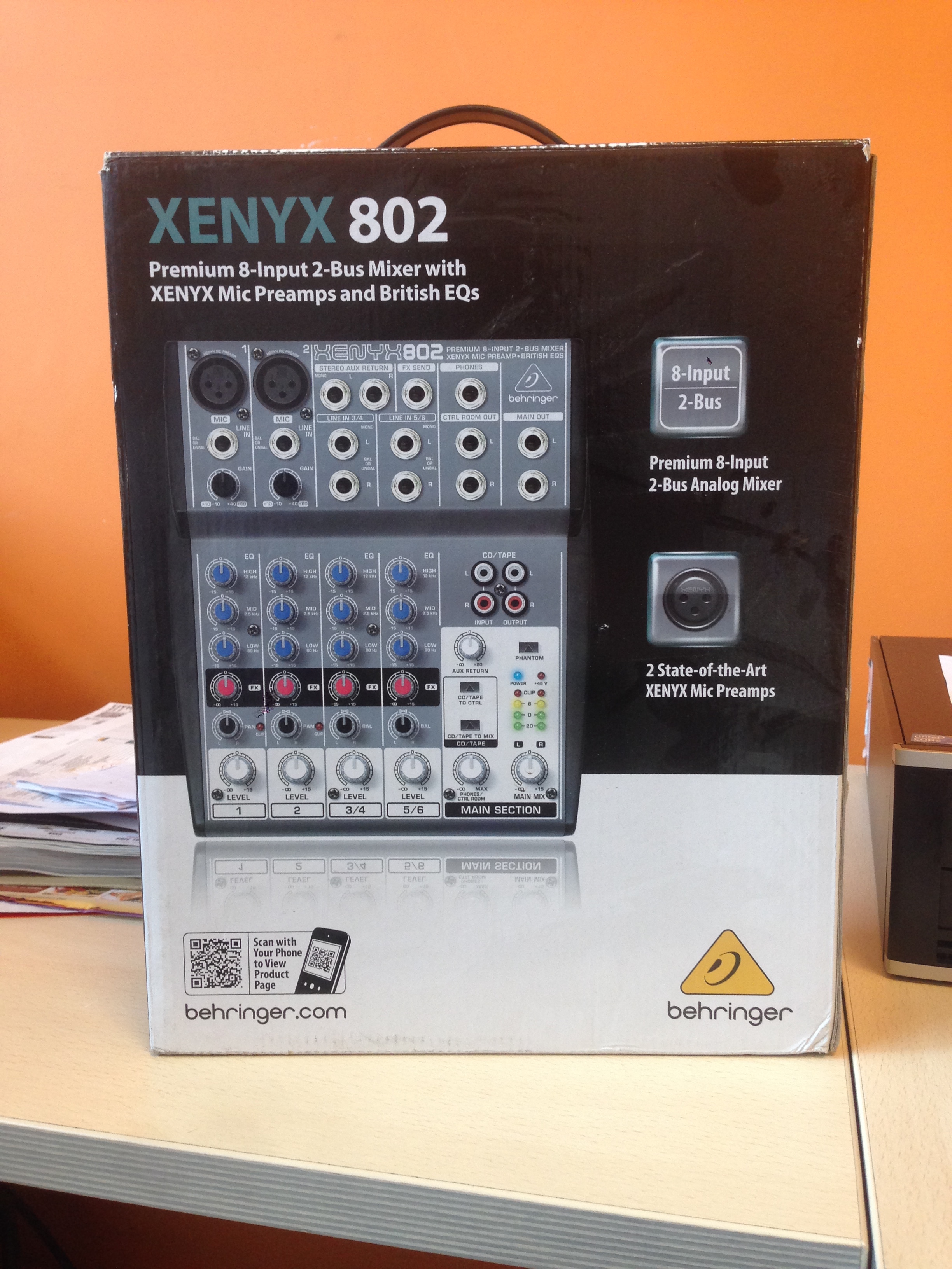 Behringer Xenyx 802 Mixer User Manual